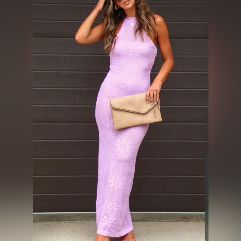 NEW Nissah Sheer Floral Maxi Dress